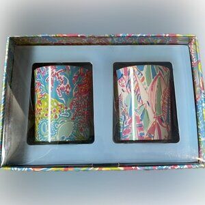 Spring Sale! Lilly Pulitzer set of 2 votive candles